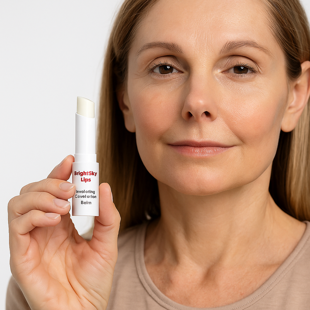 BrightSky Lips – Hydrating Coconut Balm