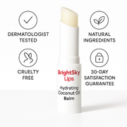 BrightSky Lips – Hydrating Coconut Balm